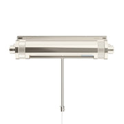 Kichler Kenton 12in 1-Light Picture Light | Industrial Polished Nickel and Metal Shade | Hallway & Gallery Art Light | 12 x 2 x 6 in | Model 52813PN