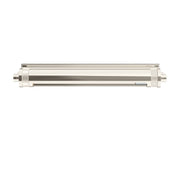 Kichler Kenton 18in 2-Light Picture Light | Industrial Polished Nickel Metal | Artwork & Gallery Hallway | 18 x 2.75 x 6 in | Model 52814PN