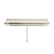 Kichler Kenton 18in 2-Light Picture Light | Industrial Polished Nickel Metal | Artwork & Gallery Hallway | 18 x 2.75 x 6 in | Model 52814PN