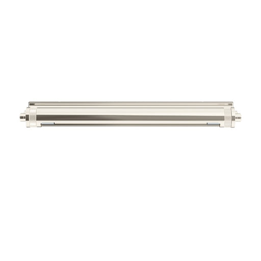 Kichler Kenton 24in 2-Light Picture Light | Industrial Polished Nickel Metal | Gallery & Hallway Accent | 24 x 3 in | Model 52815PN