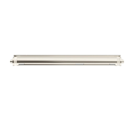 Kichler Kenton 30in 3-Light Picture Light | Industrial Polished Nickel Metal | Art Gallery & Hallway | 30 x 2.75 in, 6in Ext | Model 52816PN