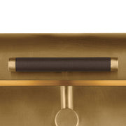 Kichler Caillier 23in 2-Light Picture Light | Traditional Lacquered Brass Metal Shade | Living Room & Hallway Art Accent | Model 52818LBR