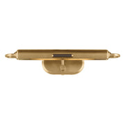 Kichler Caillier 23in 2-Light Picture Light | Traditional Lacquered Brass Metal Shade | Living Room & Hallway Art Accent | Model 52818LBR