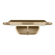 Kichler Caillier 17.25in 1-Light Picture Light | Traditional Champagne Bronze Steel | Living Room & Hallway | 4.75 H x 17.25 W | Model 52819CPZ