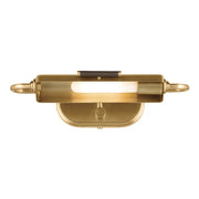 Kichler Caillier 17in 1-Light Picture Light | Traditional Lacquered Brass Metal Shade | Living Room & Hallway Art Accent | Model 52819LBR