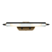 Kichler Caillier 29in 2-Light Picture Light | Traditional Black Metal | Kitchen & Hallway Accent | 29 x 5 in | Model 52820BK
