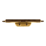 Kichler Caillier 29in 2-Light Picture Light | Traditional Lacquered Bronze Brass | Bedroom & Living Room Art Accent | 29 x 7 x 5 in | Model 52820LBZ