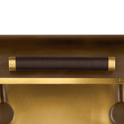 Kichler Caillier 35in 3-Light Picture Light | Traditional Lacquered Bronze and Metal Shade | Living Room & Gallery Art Light | Model 52821LBZ