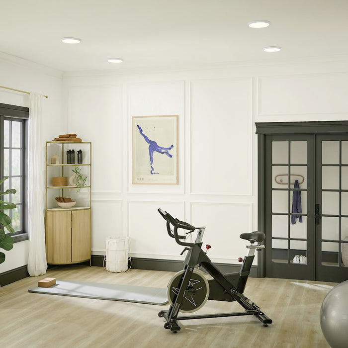 Kichler Ara 9" Flush Mount Light/3000K, White