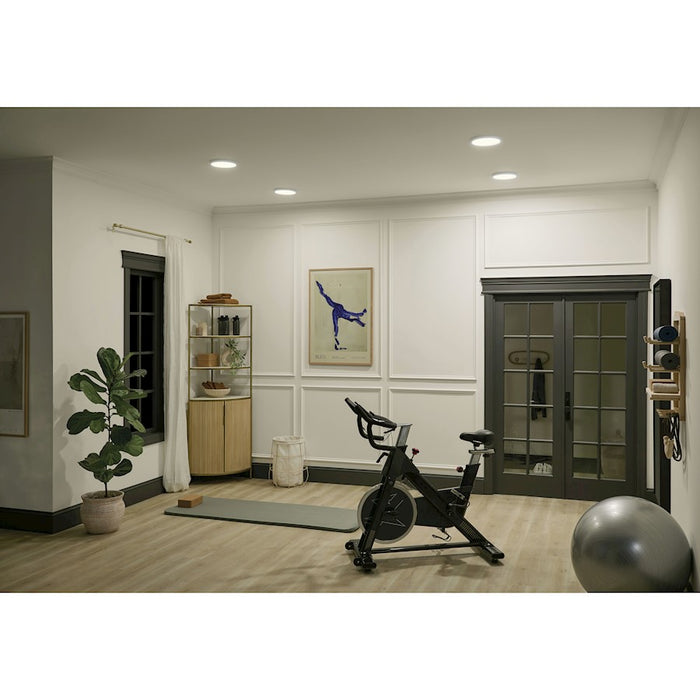 Kichler Ara 9" Flush Mount Light/3000K, White