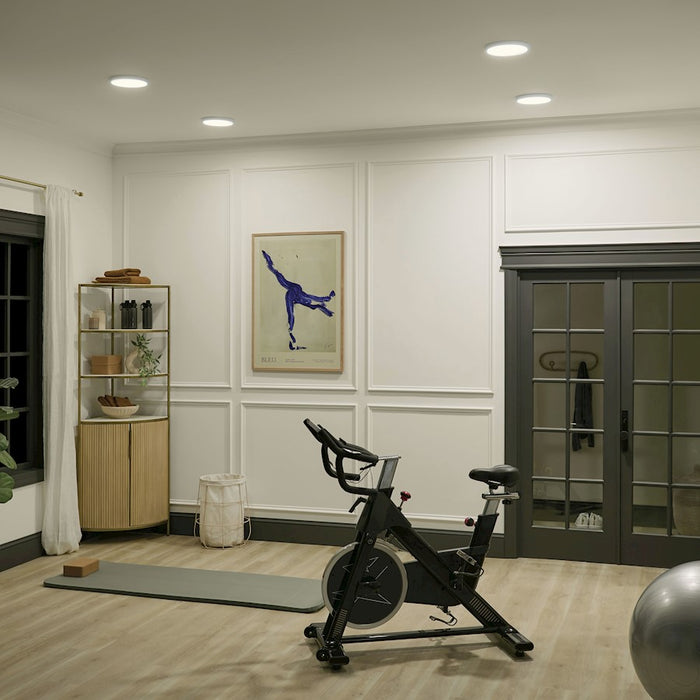 Kichler Ara 9" Flush Mount Light/3000K, White