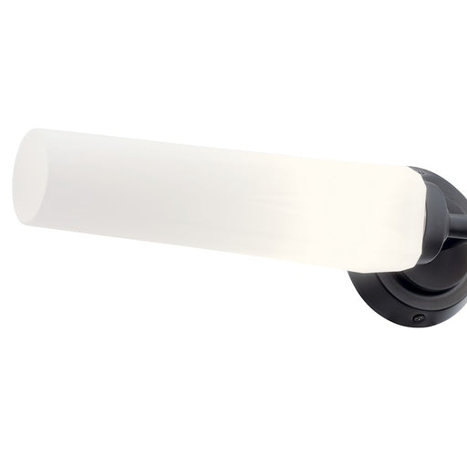 Kichler Truby 2 Light Bath Light, Satin Etched Cased Opal
