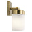 Kichler Ciona 2-Light Vanity Light | Brushed Natural Brass Steel with Satin Etched Cased Opal Glass | Bathroom Vanity & Powder Room Light | Model 55111BNB
