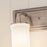 Kichler Vetivene 2-Light 15.25in Vanity Light | Classic Pewter Steel & Opal Glass | Bathroom Vanity & Powder Room Light | Model 55130CLP