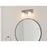 Kichler Vetivene 2-Light 15.25in Vanity Light | Classic Pewter Steel & Opal Glass | Bathroom Vanity & Powder Room Light | Model 55130CLP
