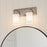 Kichler Vetivene 2-Light 15.25in Vanity Light | Classic Pewter Steel & Opal Glass | Bathroom Vanity & Powder Room Light | Model 55130CLP