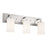 Kichler Vetivene 24in 3-Light Vanity Light | Classic Pewter Steel & Opal Glass | Bathroom Vanity Light | 75W Max per Socket, Damp | Model 55131CLP