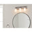 Kichler Vetivene 24in 3-Light Vanity Light | Classic Pewter Steel & Opal Glass | Bathroom Vanity Light | 75W Max per Socket, Damp | Model 55131CLP