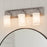 Kichler Vetivene 24in 3-Light Vanity Light | Classic Pewter Steel & Opal Glass | Bathroom Vanity Light | 75W Max per Socket, Damp | Model 55131CLP