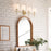 Kichler Ali 23in 3-Light Bath Vanity Light | Traditional Brushed Natural Brass with Opal Glass | Powder Room & Primary Bathroom Light | Model 55142BNB