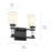 Kichler Rosalind 14.25in 2-Light Bath Vanity | Traditional Black Steel | Satin Etched Opal Glass | Bathroom Vanity Light | Damp Rated | Model 55146BK
