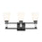Kichler Rosalind 24in 3-Light Vanity Light | Traditional Black Steel with Satin Etched Opal | Bathroom & Powder Room Light | Model 55147BK