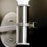 Kichler Torche 13in Wide 2-Light Vanity | Soft Modern Brushed Nickel Steel | Bathroom & Powder Room Accent | 2 x 60W Dimmable, Damp Rated | Model 55158NI