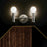 Kichler Torche 13in Wide 2-Light Vanity | Soft Modern Brushed Nickel Steel | Bathroom & Powder Room Accent | 2 x 60W Dimmable, Damp Rated | Model 55158NI