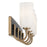 Kichler Solia 32in 4-Light Bathroom Vanity | Modern Champagne Bronze & Black Steel w/ Opal Glass | Damp-Rated Bath Vanity Light | Model 55164CPZ