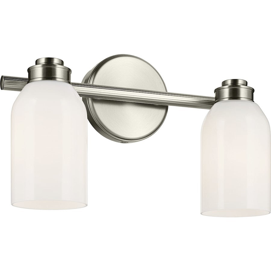 Kichler Shae 2 Light Wall Mt Bath 2 Arm, Champagne Bronze/Cased Opal - 55201CPZ
