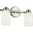 Kichler Shae 2 Light 15" Wall Mt Bath 2 Arm, Brushed Nickel/Cased Opal - 55201NI