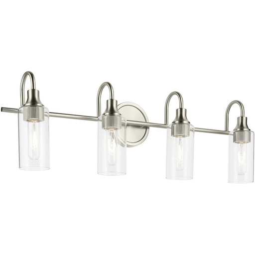 Kichler Kavi 4 Light Wall Mt Bath 4 Arm, Champagne Bronze/Clear - 55212CPZ