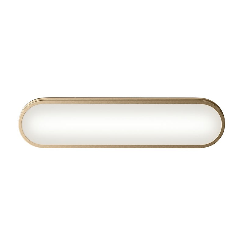 Kichler Daines 18.75in 1-Light LED Bath Bar | Champagne Bronze Aluminum and White Glass | Bathroom Vanity | 810 Lumens | Model 55246CPZLED