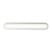 Kichler Daines 32.75in 1-Light LED Bath Bar | Modern Brushed Nickel and White Glass | Bathroom Vanity | 32.75 x 4.75 x 2.5 in | Model 55248NILED