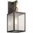 Kichler Lahden 1 Light Outdoor Wall Light, Seeded Glass, Zinc