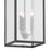 Kichler Lahden 26" 3 Light Outdoor Wall Light, Zinc/Clear Seeded