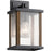 Kichler Marimount 1 Light Outdoor Wall Light, Ribbed Glass, Black