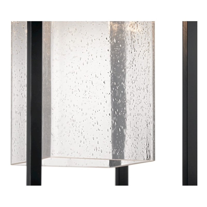 Kichler Mercer 21in 1-Light Outdoor Pendant | Transitional Olde Bronze and Clear Seeded Glass | Covered Patio & Entryway | Model 59064OZ