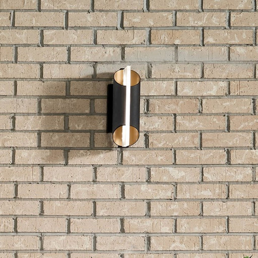 Kichler Astalis 1 Light LED Outdoor Wall Sconce, Black/Frosted