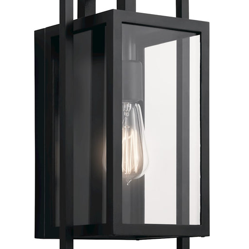 Kichler Goson Outdoor 1 Light Wall Sconce, Black