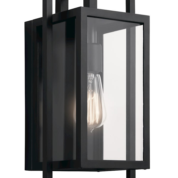 Kichler Goson Outdoor 1 Light Wall Sconce, Black