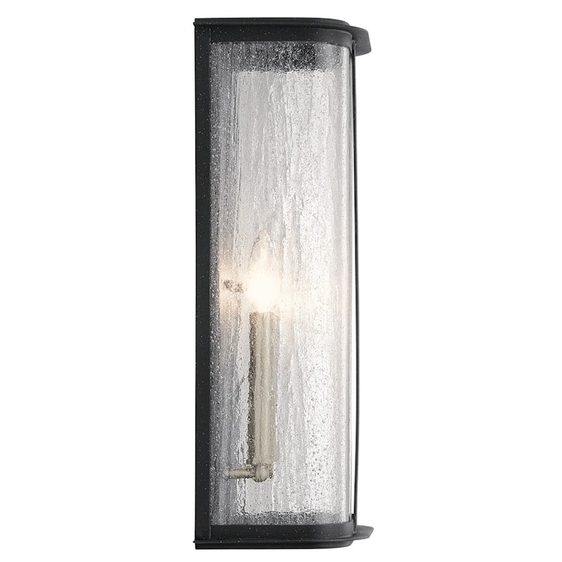 Kichler Timmin Outdoor 2 Light Wall Sconce, Distressed Black