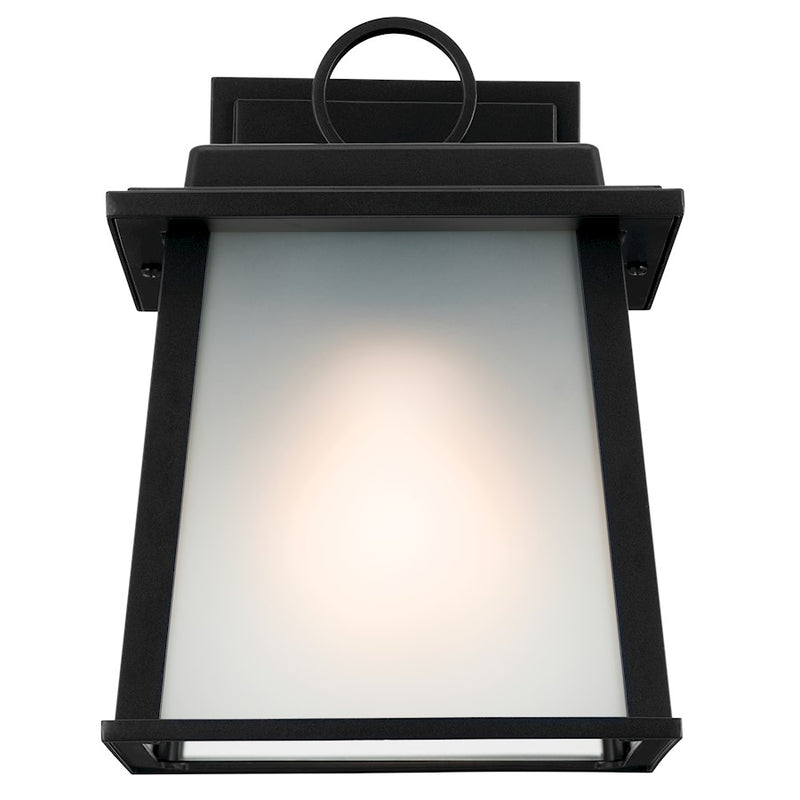 Kichler Noward 12in 1-Light Outdoor Large Wall Sconce | Traditional Olde Bronze Aluminum | Entryway & Garage | 9 x 12.25 x 8.25 in | Model 59106OZ