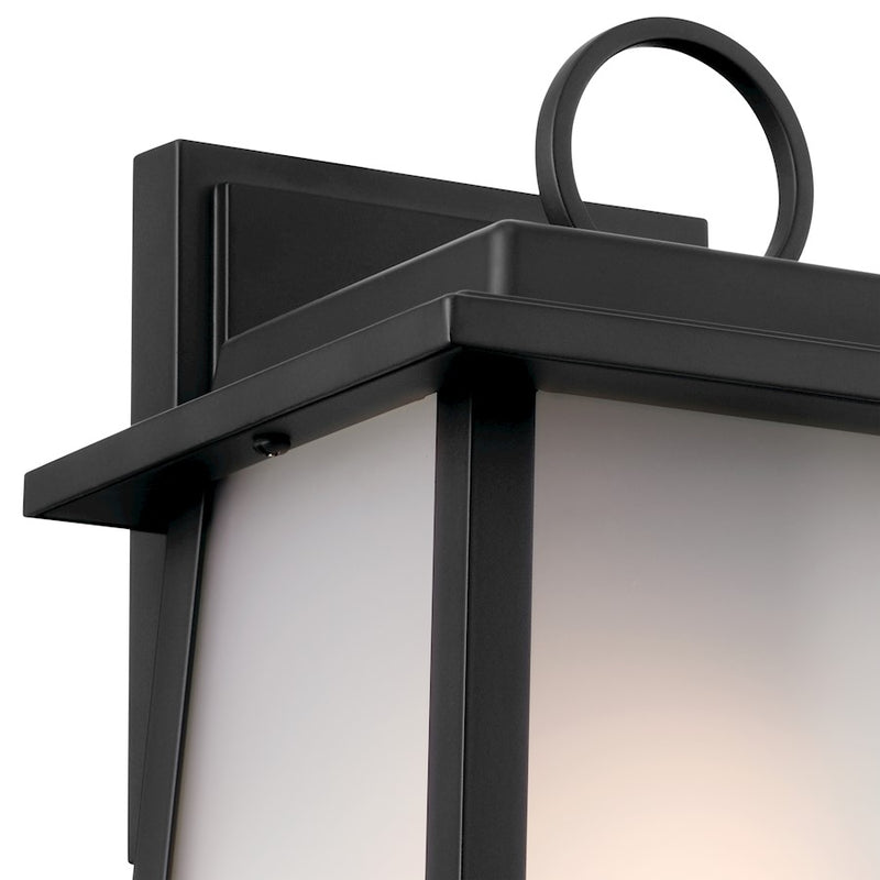 Kichler Noward 12in 1-Light Outdoor Large Wall Sconce | Traditional Olde Bronze Aluminum | Entryway & Garage | 9 x 12.25 x 8.25 in | Model 59106OZ