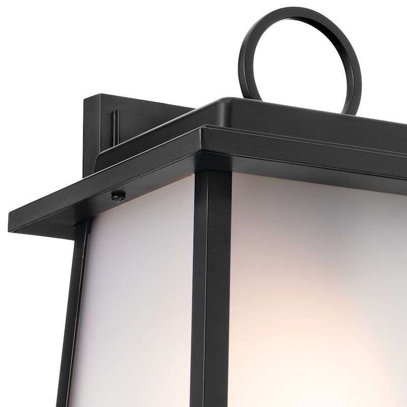 Kichler Noward 12in 1-Light Outdoor Large Wall Sconce | Traditional Olde Bronze Aluminum | Entryway & Garage | 9 x 12.25 x 8.25 in | Model 59106OZ