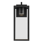 Kichler Branner 17.75in 1-Light Outdoor Wall Light | Traditional Textured Black Aluminum | Entryway & Patio | 7 x 17.75 in | Model 59112BKTDS