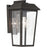 Kichler Mathus 1 Light 13" Outdoor Wall Light, Black/Beveled - 59118BKT