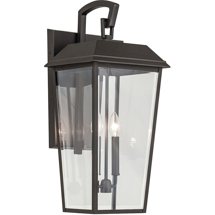Kichler Mathus 2 Light Outdoor Wall Light, Olde Bronze/Clear Beveled - 59120OZ