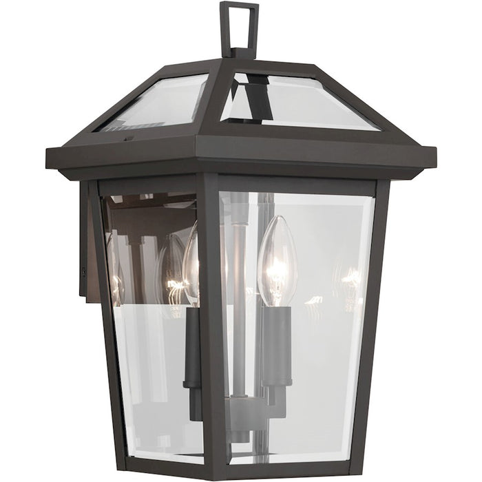 Kichler Regence 2 Light Outdoor Wall Light, Small, Olde Bronze/Beveled - 59125OZ