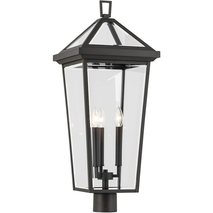 Kichler Regence 3Lt Outdoor Post Lantern, Olde Bronze/Clear Beveled - 59129OZ